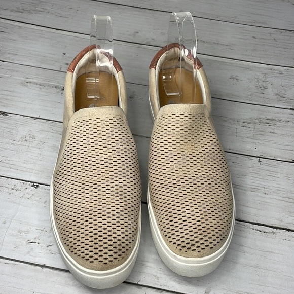 Dr. Scholl's Abbot Lux Tan Suede Platform Slipon Sneaker - Picture 5 of 13